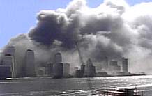 Njujork u dimu nakon teroristikog napada
